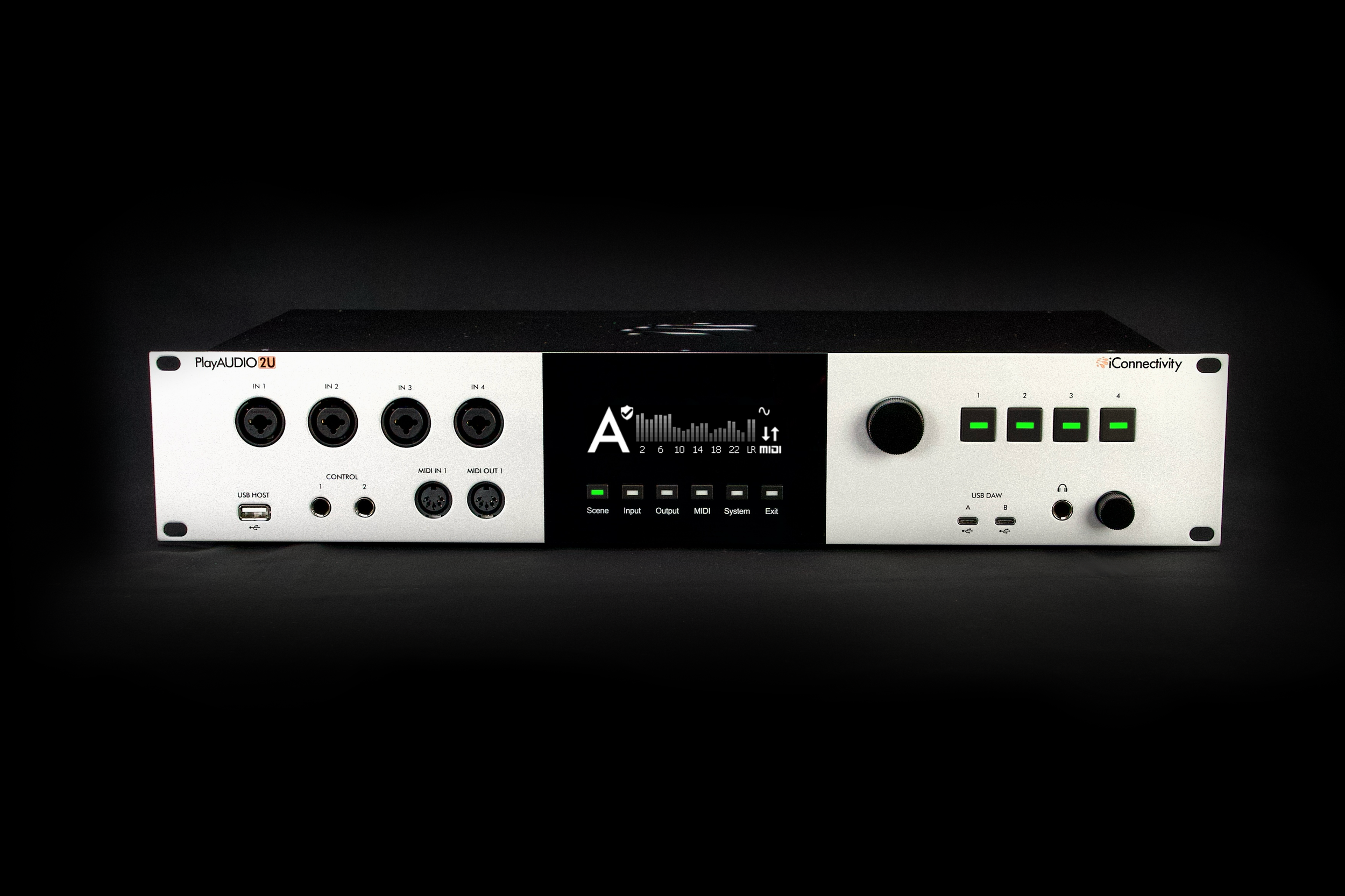 PlayAUDIO2U Comprehensive audio and MIDI Interface for live